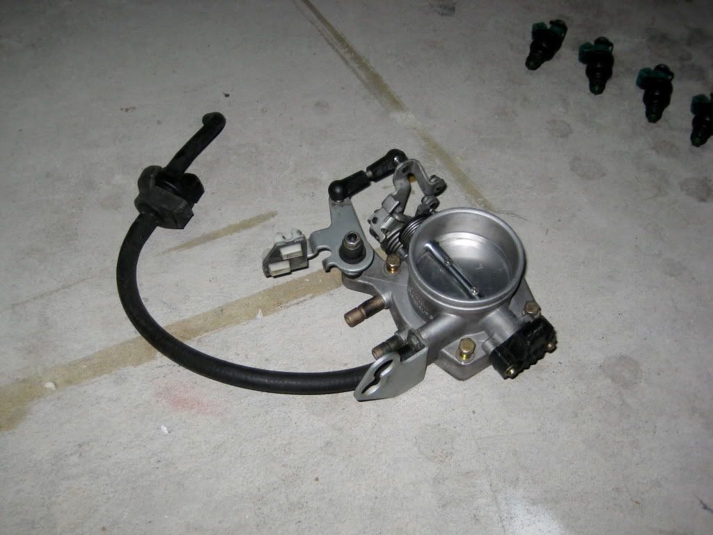 M50 Throttle Body, Throttle Position Sensor and Green Top Injectors(6)