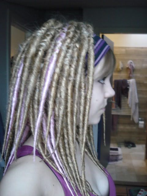 hair dreads face extensions