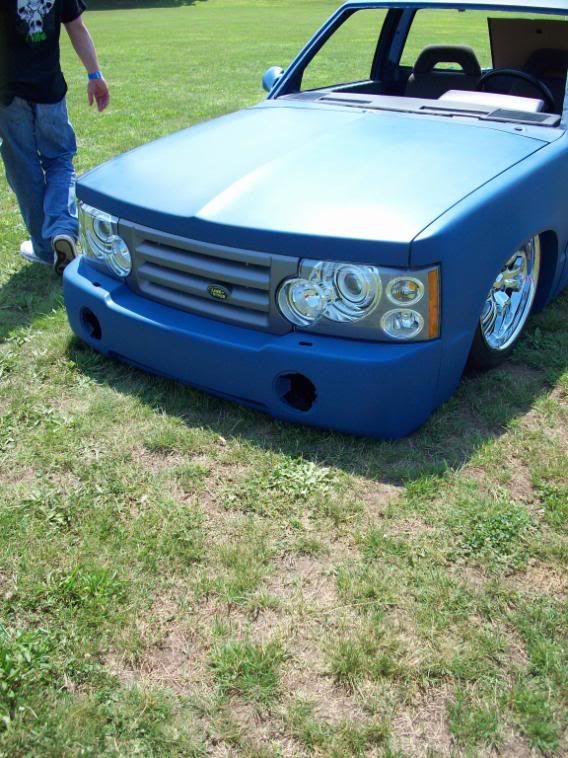 range rover headlight painting