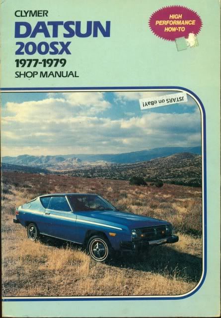 1977 1978 1979 DATSUN 200SX REPAIR MANUAL by CLYMER 892872942 | eBay