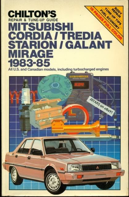 Mitsubishi Mirage Service Manual 1985. No Author Listed.