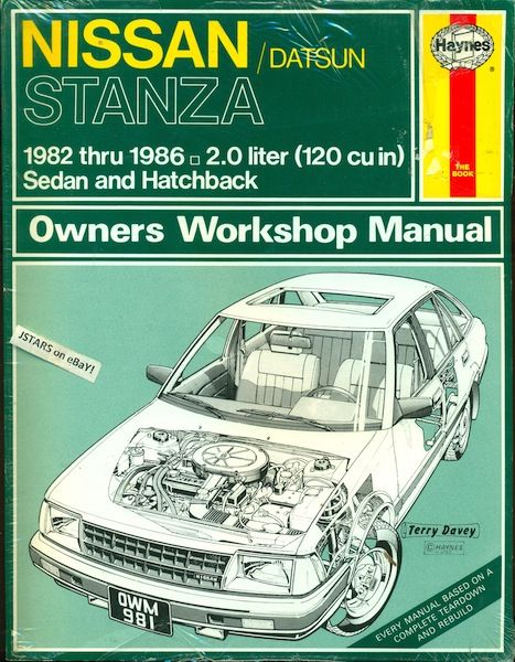 Nissan Stanza 1985 Service Manual (1984)