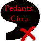 Pedants' Club Badge