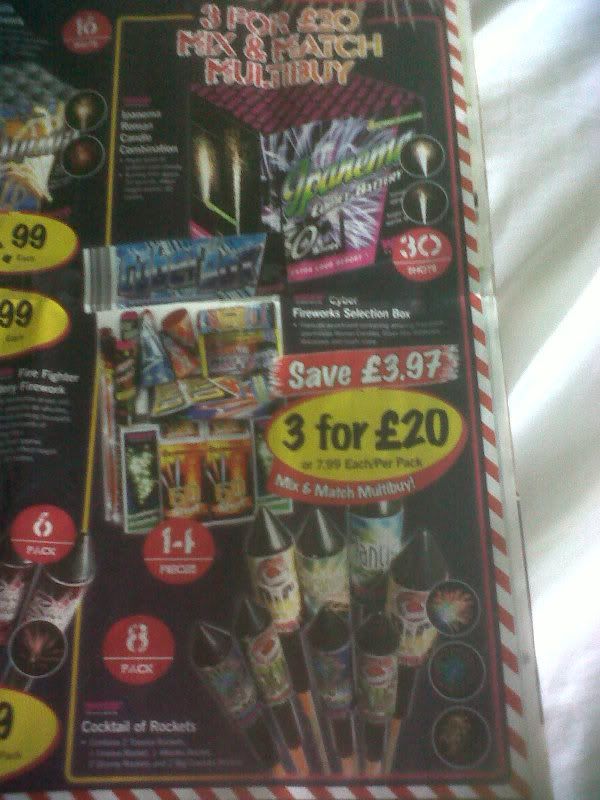 Lidl WECO Fireworks from £3.99 October 15th HotUKDeals