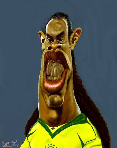 Caricature Ronaldinho