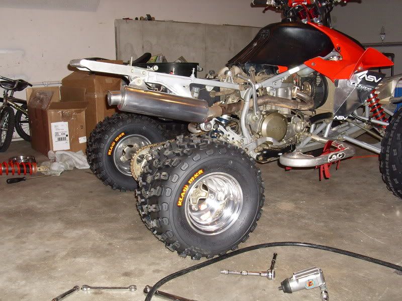 2007 Honda trx450r suspension set-up #6