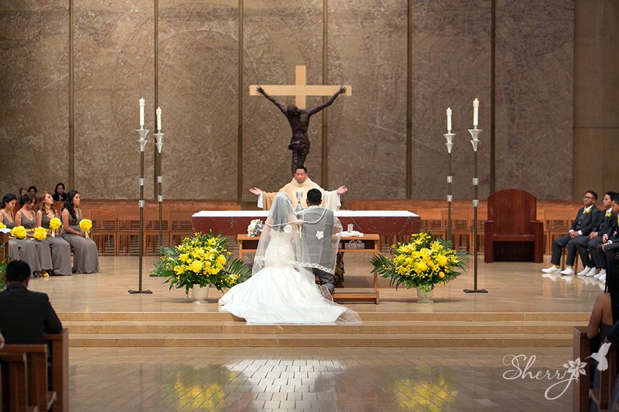 Cathedral of Our Lady of the Angels wedding photography