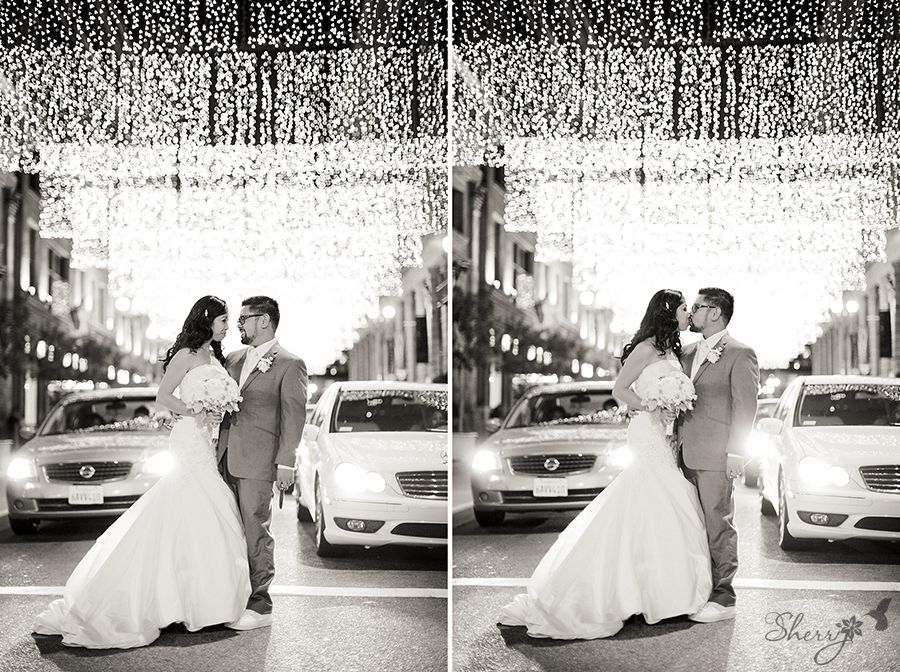 downtown los angeles wedding photography bw