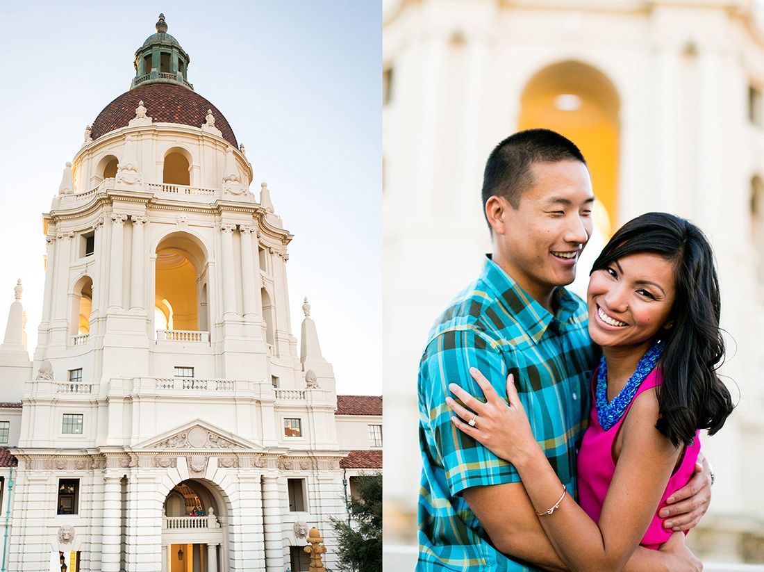 pasadena city hall engagement session photography