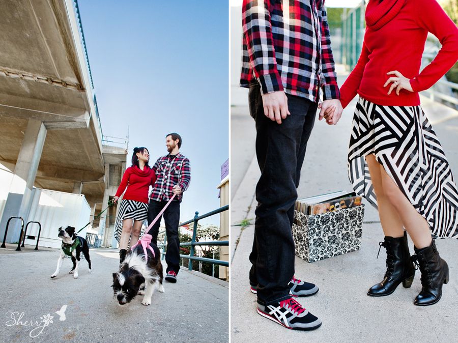 santa monica engagement photography