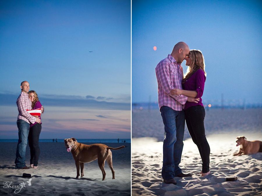 venice beach engagement photography