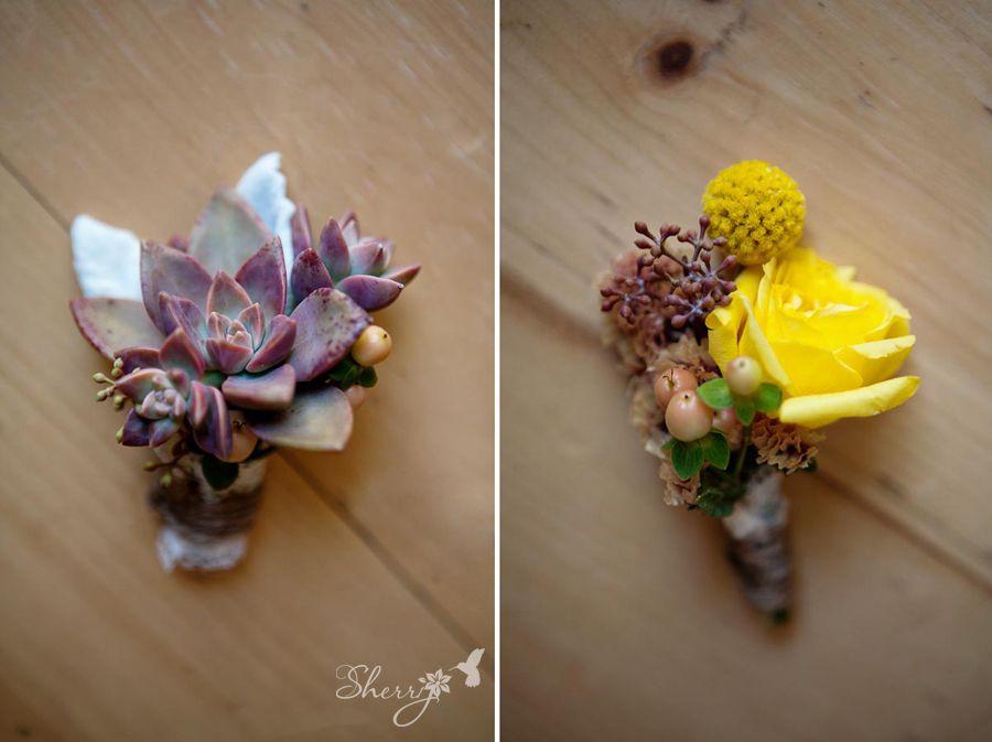 succulent boutonniere