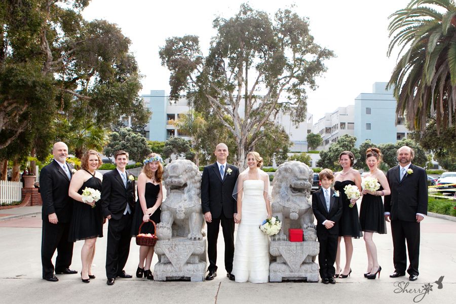 victorian santa monica wedding photography