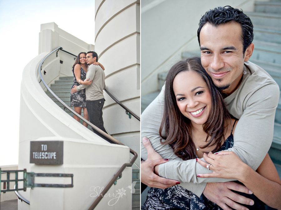 griffith observatory engagement photographer