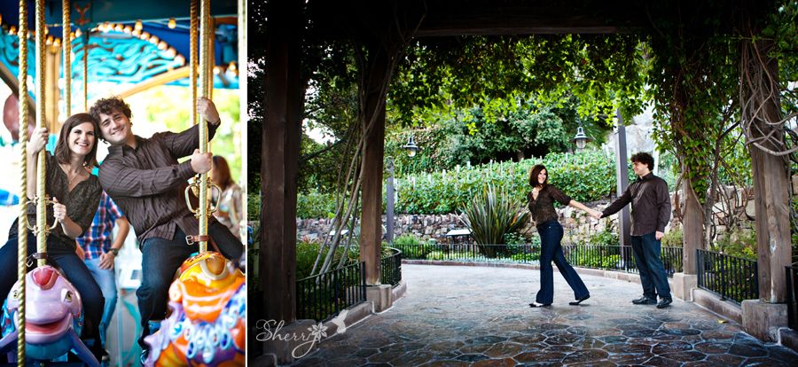 disneyland engagement photography