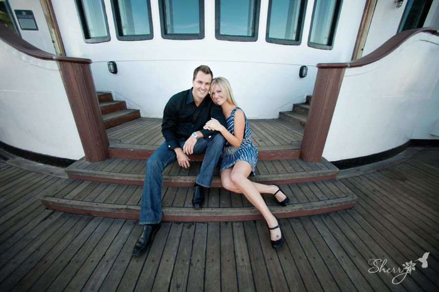 long beach engagement session
