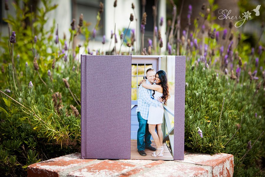 lavender farm engagement california album