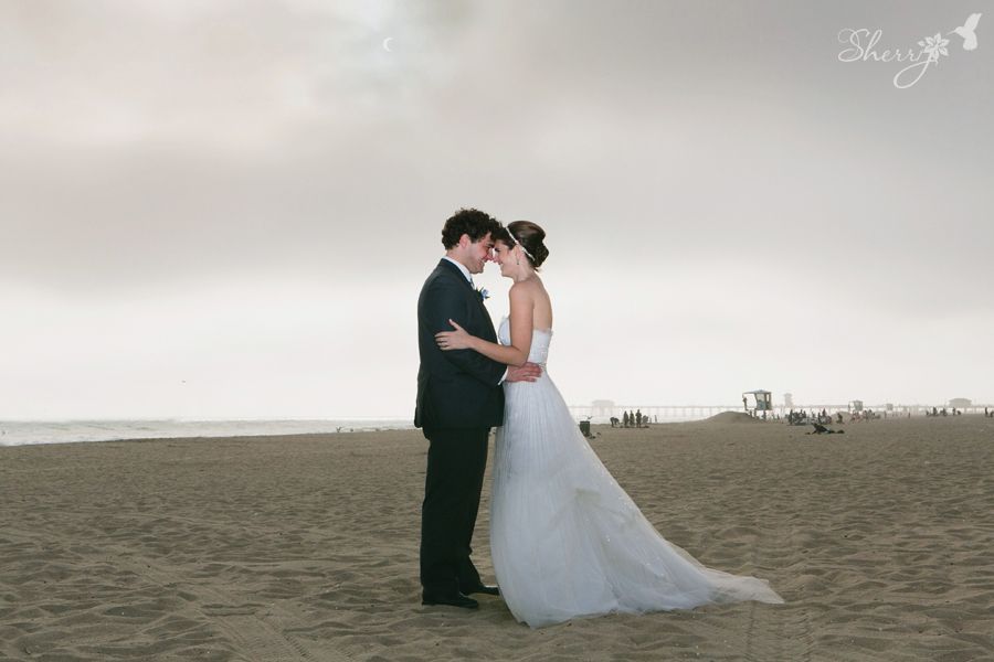 Waterfront Beach Resort Huntington Beach wedding photography
