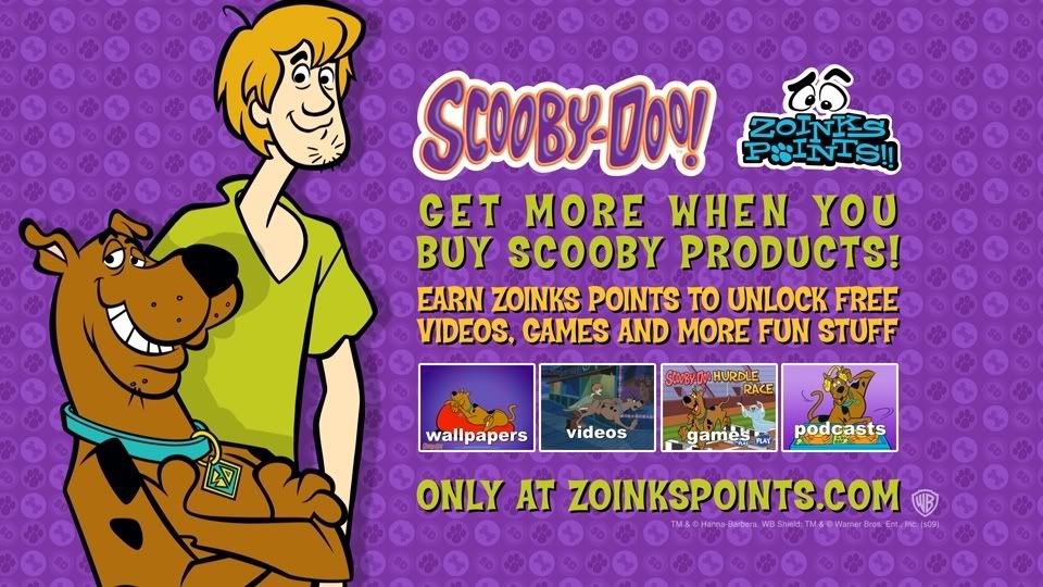 Scooy-Doo Zoinks Points Rewards Program