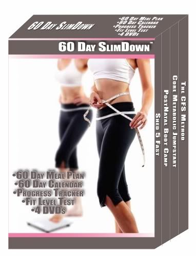 Lindsay Brin 60 Day SlimDown System DVDs