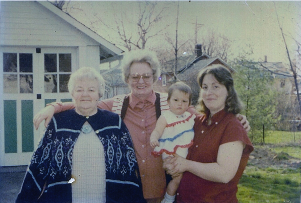 Mom, me, and her mom and grandma