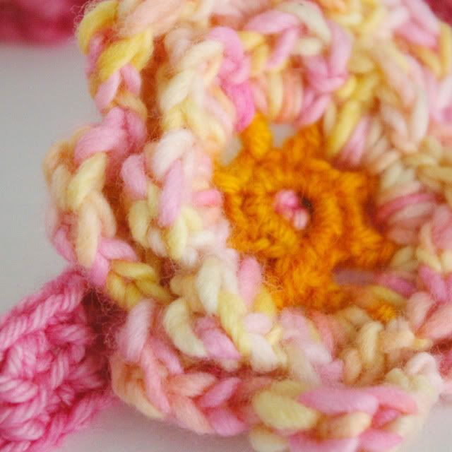 Resolve to Hone New Skills:: Crocheted Headband Made with BTRT Painted Yarn