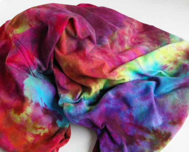 Infinite Swag :: Hand Dyed Jersey Cotton Circle Scarf (Promise of Hope)