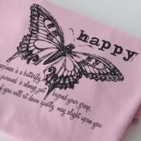 ButterFLY...  Being Happy (Custom Size & Colour for Grownups)