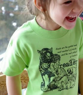 Roar into Reading :: READER (Short Sleeve Custom Tee, Infant and Youth)