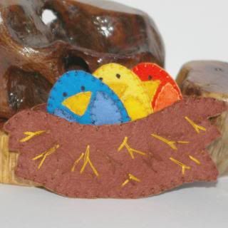 transform :: quiet time into fun time (Baby Birdies in the Nest Finger Puppet Set)