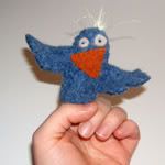 Solo~ The Unhappy Bluebird (Finger Puppet)