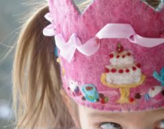 Queen Alice Hosts a Party (Felted Wool Crown by BTRT)