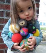 Keep the Wild Animals Busy! Felted Wool Balls (Craft Kit for Kids)