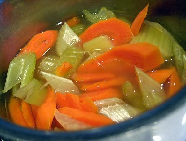 Carrots and celery were lovely. Simple Carrots and Celery Side Dish