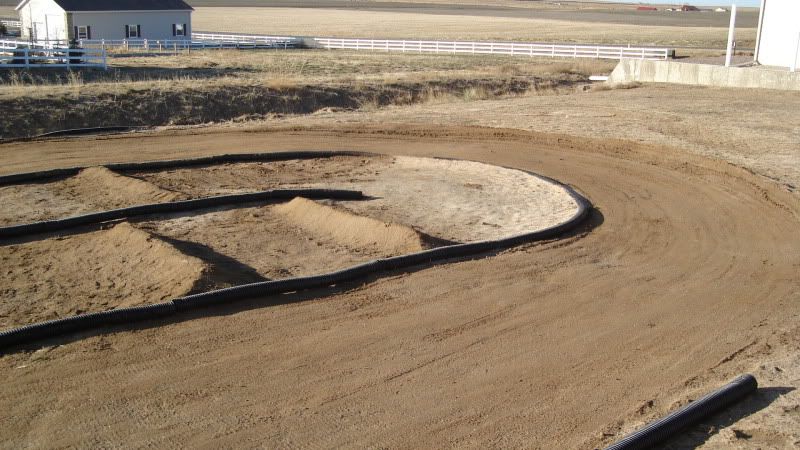 rc dirt oval track size