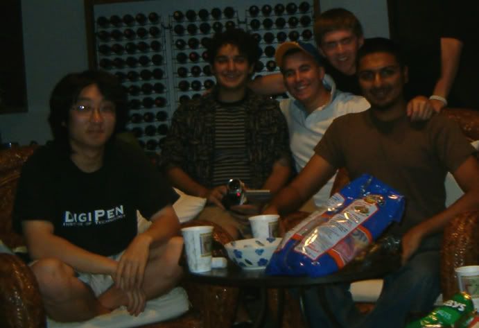 The fussies at Andy G's house