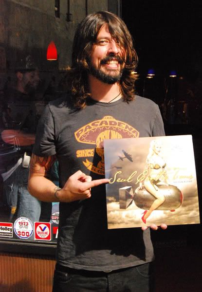 We just had Dave Grohl Nirvana Foo Fighters stop by the tattoo shop to 