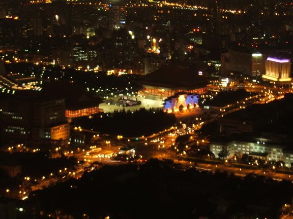Aerial view of the Chiang Kai-Shek Memorial Hall