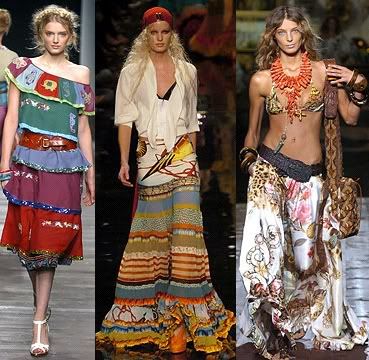 gypsy look fashion Pictures, Images and Photos