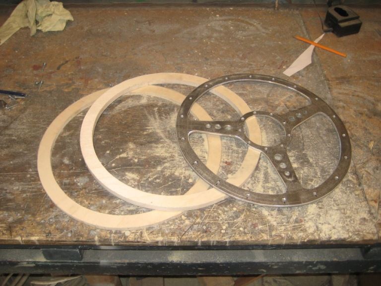 Projects Home made steering wheel. The H.A.M.B.