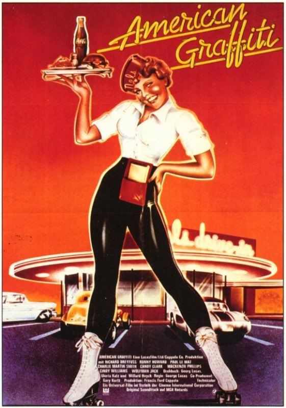 The American Graffiti Car Hop is also one of my fave art posters