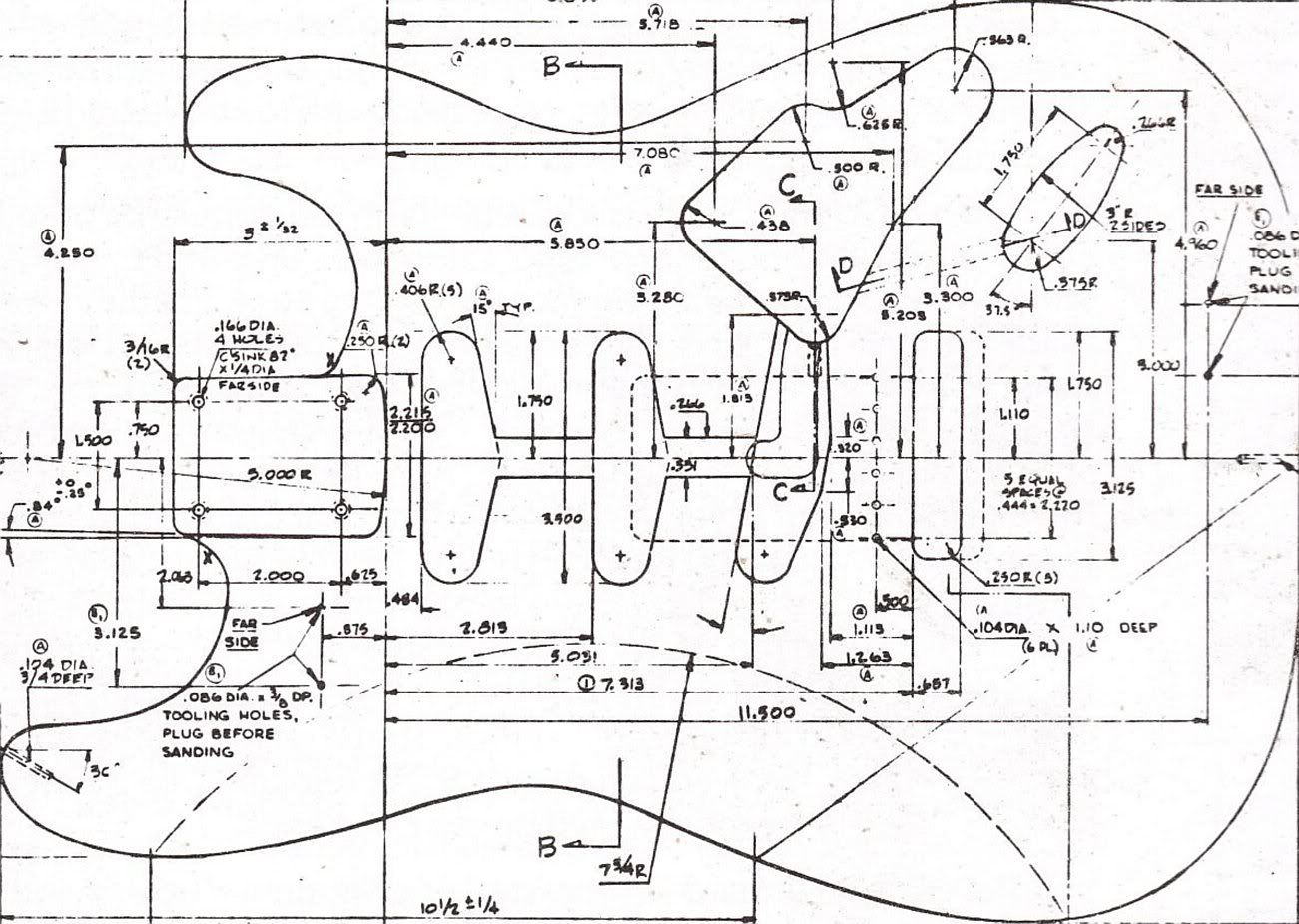 Guitar Plans Blueprint