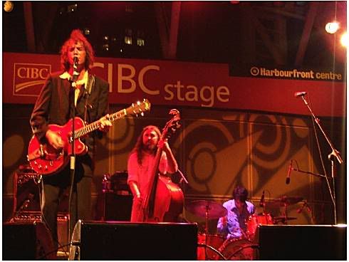 Travis, Sean, and Mike of The Sadies @ Harbourfront: photo by Mike Ligon