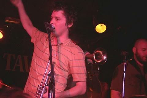 Zach Condon of Beirut @ Horseshoe Tavern: photo by Michael Ligon