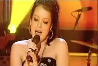 Lily Allen performing 'Smile' on Top Of The Pops on June 11, 2006