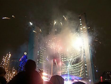 Nathan Phillips Square - New Year's Eve 2005: photo by Mike Ligon