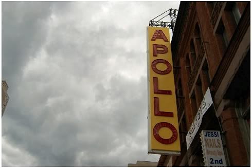 Apollo Theatre sign on Yonge St. for the 