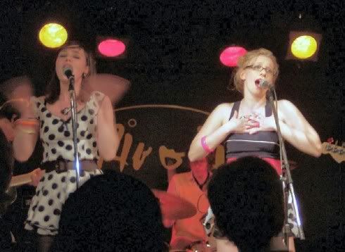 Rose and Becki of The Pipettes @ Rivoli: photo by Michael Ligon