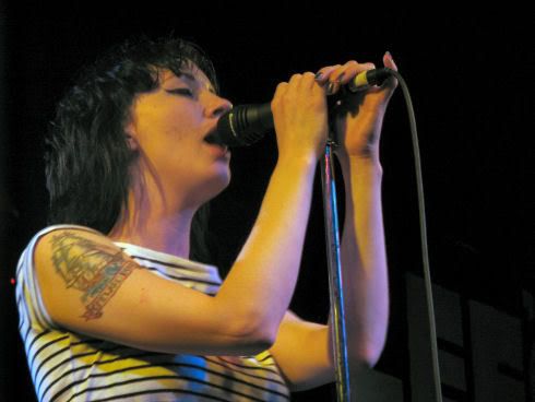 Kate Jackson of The Long Blondes at Lee's Palace: photo by Michael Ligon