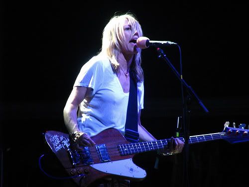 Kim Gordon of Sonic Youth at Primavera Sound Festival 2009: photo by Michael Ligon